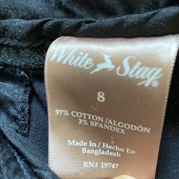 White Stag Black Capri Pants, Size 8 - Picture 7 of 11